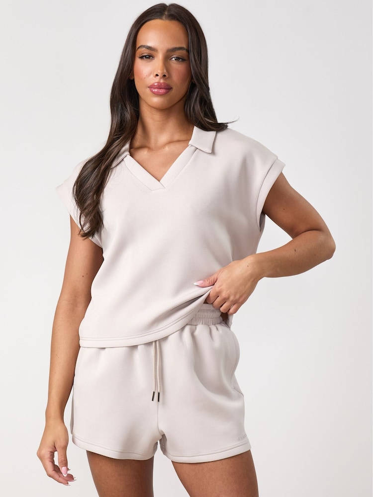 Gym King Grey Modal Collar Tank - Image 2 of 4
