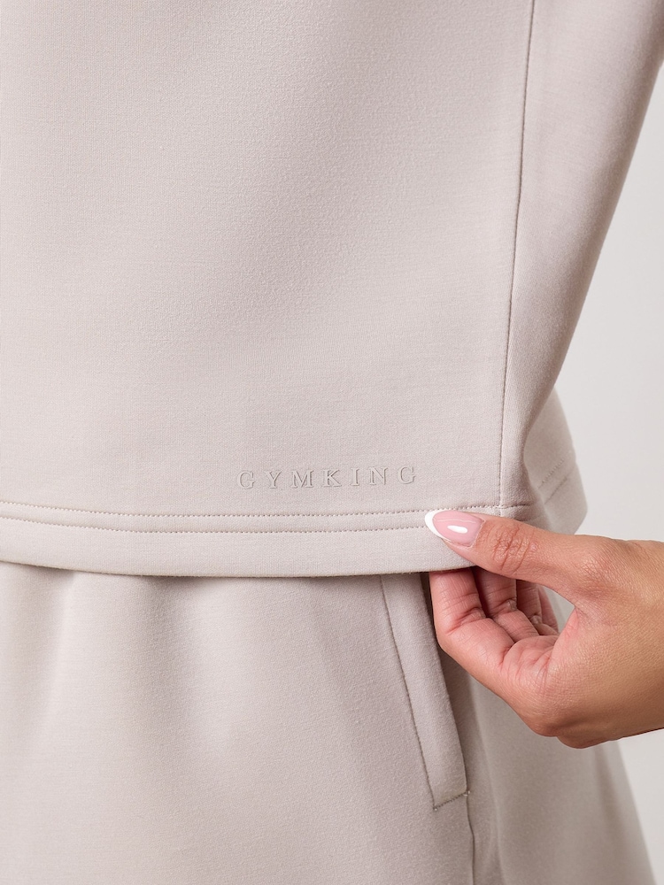Gym King Grey Modal Collar Tank - Image 4 of 4