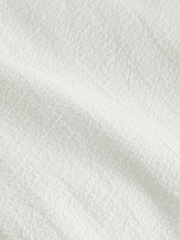 Calvin Klein Natural 100% Cotton Back Detail Seersucker Dress - Image 6 of 6
