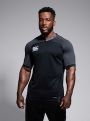 Maillot negro para hombre Vapodri Evader de Canterbury - Imagen 1 de 6