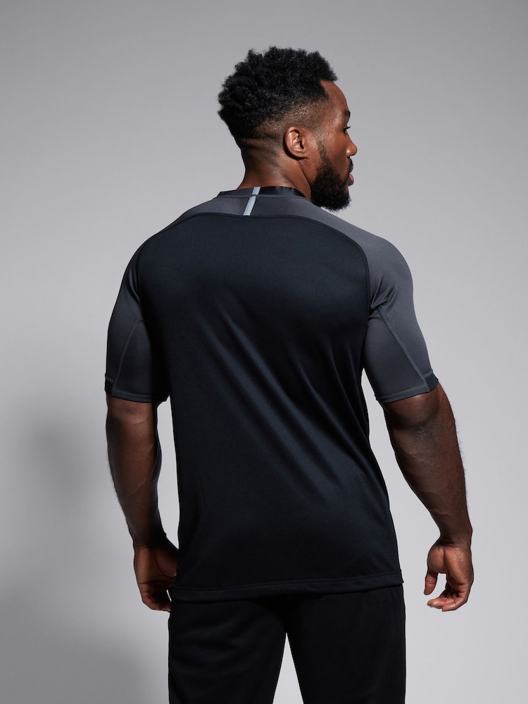 Maillot negro para hombre Vapodri Evader de Canterbury - Imagen 2 de 6