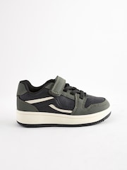Black Touch Fastening Elastic Lace Trainers - Image 2 of 7