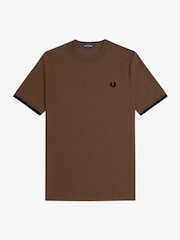 Fred Perry Tipped Cuff Pique T-Shirt - Image 1 of 2