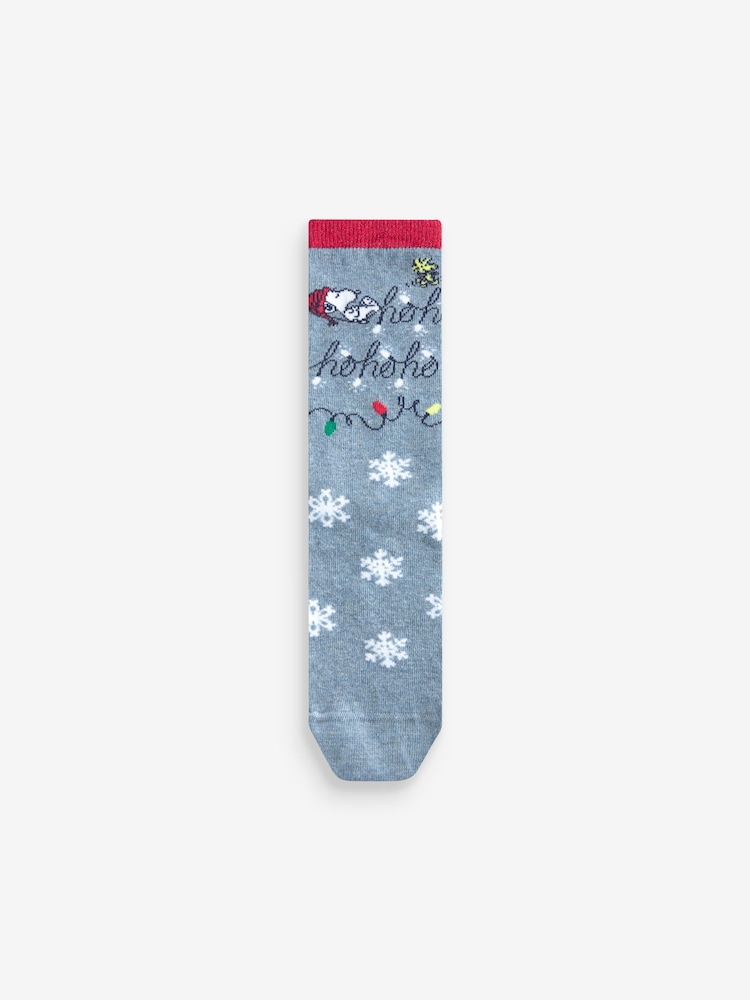 Snoopy Christmas Ankle Socks 4 Pack - Image 2 of 7