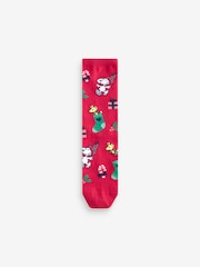 Snoopy Christmas Ankle Socks 4 Pack - Image 3 of 7