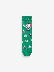 Snoopy Christmas Ankle Socks 4 Pack - Image 5 of 7