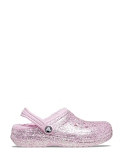 Crocs Pink Glitter Classic Toddler Glitter Clogs - Image 2 of 4