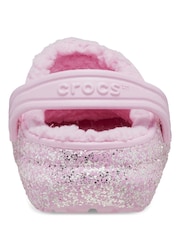 Crocs Pink Glitter Classic Toddler Glitter Clogs - Image 3 of 4