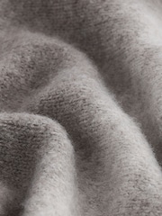 Grey Relaxed Fit Ombre Crew Jumper with Wool - Image 7 of 8