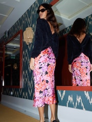 Dancing Leopard Renzo Satin Midi Skirt - Image 4 of 4