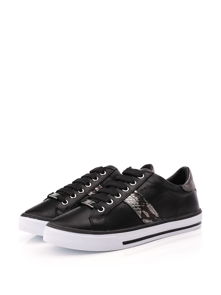 Moda in Pelle Alberry Side Stripe Lace-Up Trainers - Image 2 of 5