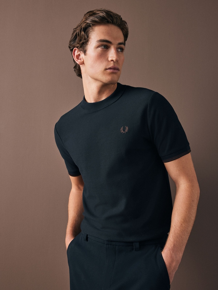 Fred Perry Tipped Cuff Pique T-Shirt - Image 1 of 6