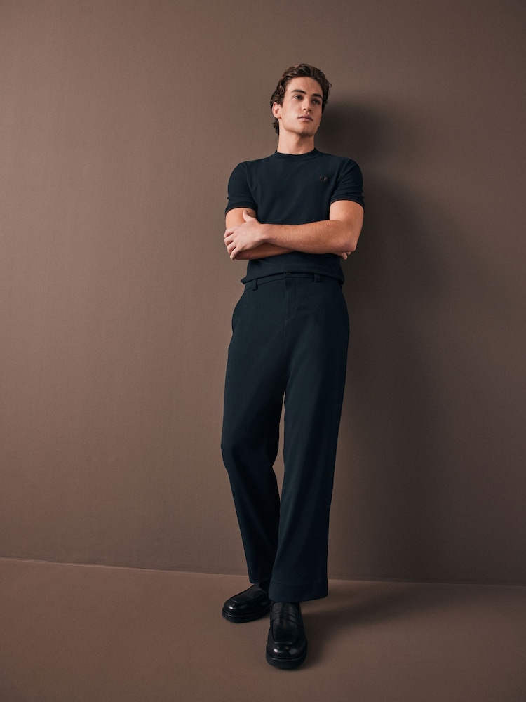 Fred Perry Tipped Cuff Pique T-Shirt - Image 2 of 6