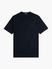 Fred Perry Tipped Cuff Pique T-Shirt - Image 5 of 6