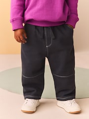 Charcoal Grey Carpenter Jersey Joggers (3mths-7yrs) - Image 1 of 4