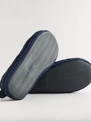 Navy Knitted Mules Slippers - Image 4 of 6