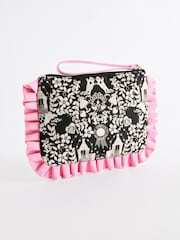 Cath Kidston Black/White Frill Wristlet Pouch - Image 2 of 6