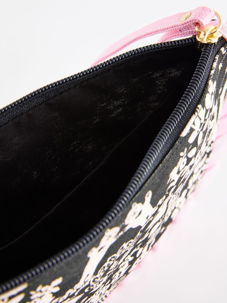Cath Kidston Black/White Frill Wristlet Pouch - Image 6 of 6