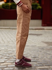 Camel Barrel 100% Cotton Trousers - Image 3 of 10