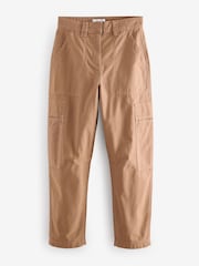 Camel Barrel 100% Cotton Trousers - Image 6 of 10