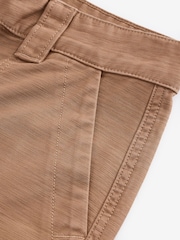 Camel Barrel 100% Cotton Trousers - Image 7 of 10