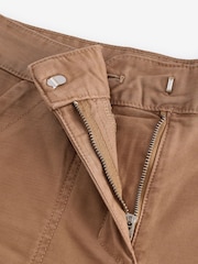 Camel Barrel 100% Cotton Trousers - Image 8 of 10