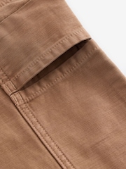 Camel Barrel 100% Cotton Trousers - Image 9 of 10