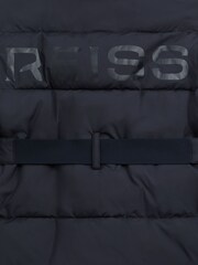 Reiss Navy Larissa 13-14 yrs Water Resistant Belted Puffer Coat - Image 5 of 5