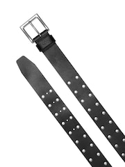 AllSaints 38Mm Studs Along Edge Black Belt - Image 3 of 3