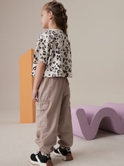 Neutral 100% Cotton Sequin Heart T-Shirt (3-16yrs) - Image 3 of 5