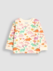 JoJo Maman Bébé Lilac Dino Pyjamas 2 Pack - Image 2 of 9