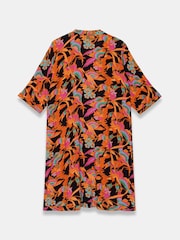 Mint Velvet Orange Floral Print Long Kimono - Image 7 of 7