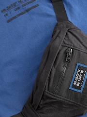 Cobalt Blue Bag Pocket Long Sleeve 100% Cotton T-Shirt (3-16yrs) - Image 3 of 3