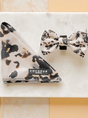 Cocopup Ivory Tort Dog Poop Bag Holder Treat Pouch Bow Tie and Band Bundle - Image 3 of 4