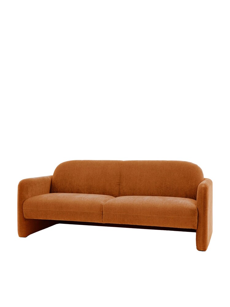 Gallery Home Amber Orange Marylebone 3 Seater Sofa - Image 5 of 5