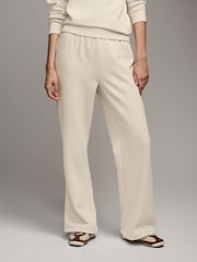 The Set Taupe Brown/Cream 2 Pack Wide Leg Joggers - Image 4 of 8