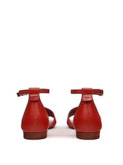 Radley London Red Linden Crescent Stirrup Strap Sandals - Image 4 of 4