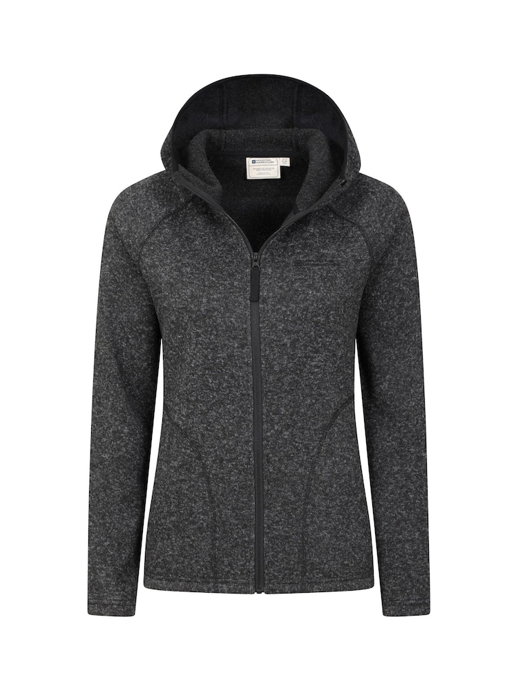 Mountain Warehouse Black Nevis Womens Full Zip Hoodie - Image 5 of 5
