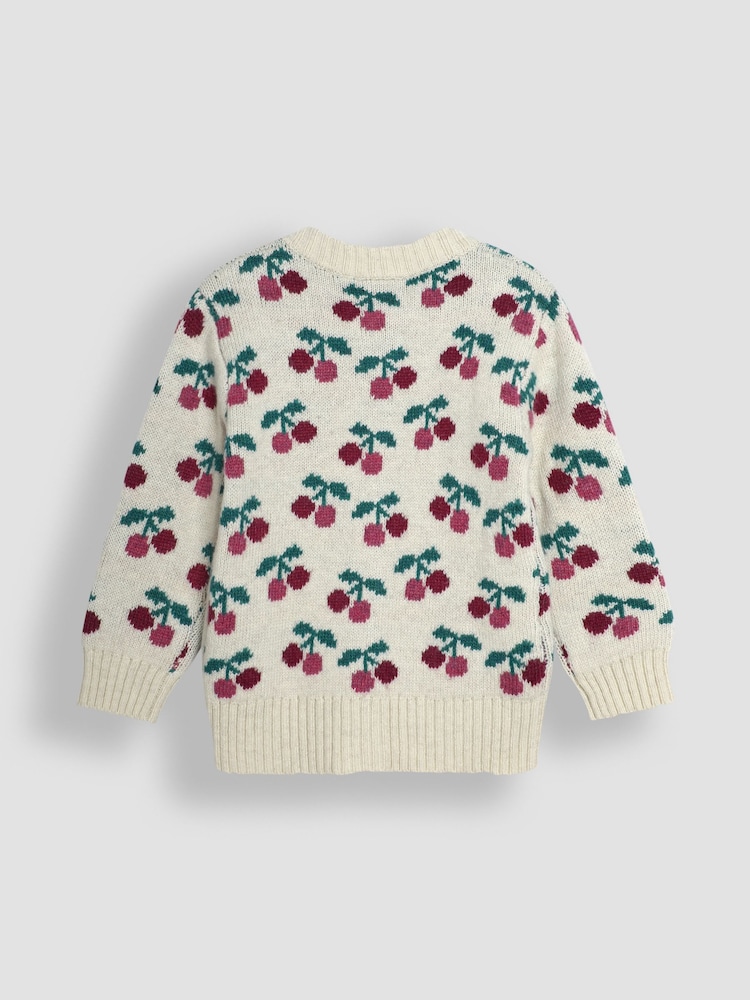 JoJo Maman Bébé Cherry Cardigan - Slika 2 iz 3 JoJo Maman Bébé Cherry Cardigan - Slika 2 iz 3