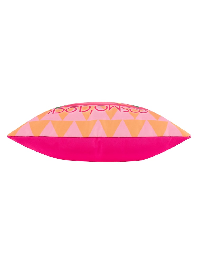Furn Pink Cosmo O' Clock Abstract Outdoor Cushion - Image 3 of 4