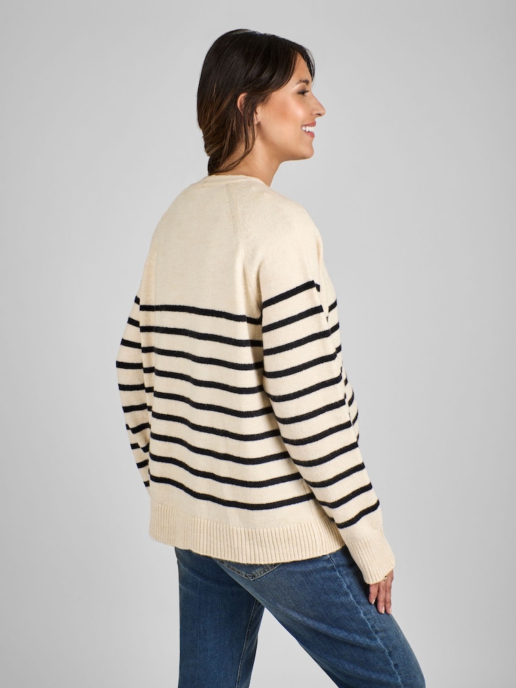 Jojo Maman Bébé Umstands-Cardigan mit Knöpfen - Bild 2 von 5