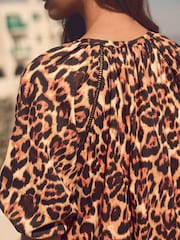 Animal 100% Cotton Summer Mini Dress - Image 3 of 4