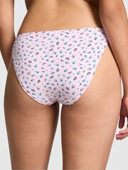 Victoria's Secret PINK Pink Tulip Floral Cotton String Bikini Knickers - Image 2 of 3