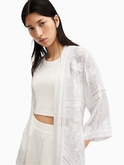 All Saints White Carina Emb Kimono - Image 2 of 7