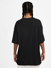 Nike Black Oversized Short Sleeve Graphic Slogan T-Shirt - Image 2 of 3
