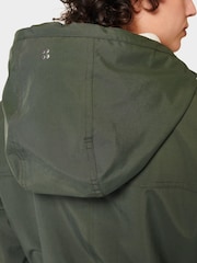 Sweaty Betty Dark Forest Green Stride Waterproof Parka - Image 9 of 9