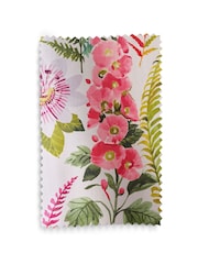 Multi Floral Pink Floral 100% Cotton Pencil Pleat Lined Curtains - Image 5 of 5