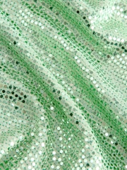 Green Sparkle Angel Sleeve Party Sequin Dress (3-16yrs) - Image 5 of 8