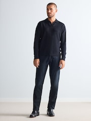 Ink Blue Slim Fit Motion Flex Ultra Soft Jeans - Image 4 of 11