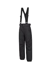 Mountain Warehouse Black Falcon Extreme Kids Waterproof Ski Trousers - Image 1 of 5